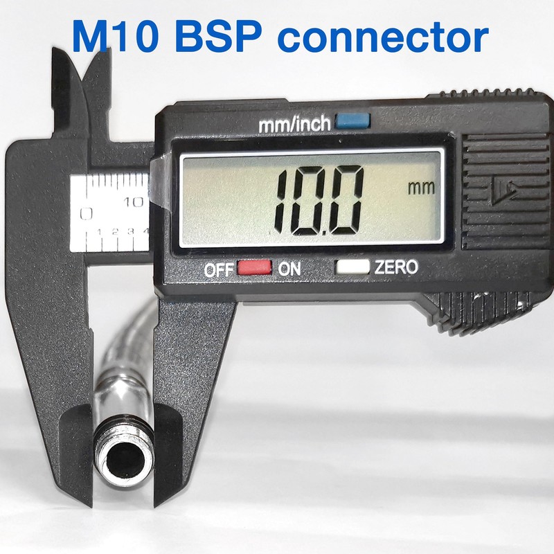 Pair M10 (10mm) x 1/2 x 600mm (60cm) Flexible Tap