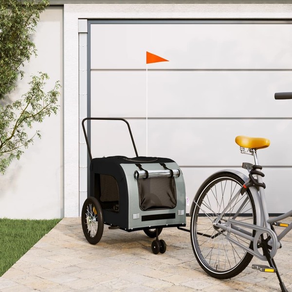 Heemab Enhance Your Pet's Adventure with Comfortable Bike Trailer, Durable