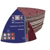 SBS Delta Velcro Sanding Triangles, 93 x 93 x 93