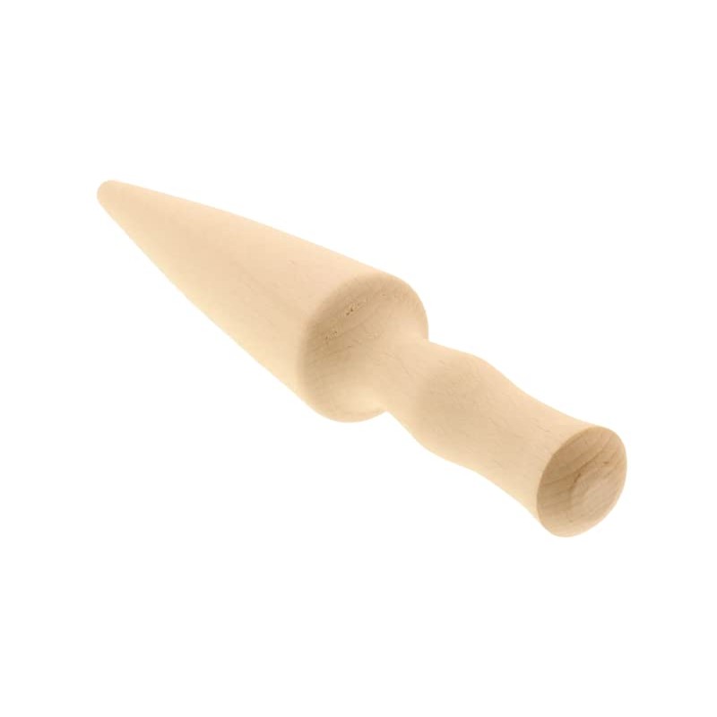 Teemando® Wooden Waffle Horn or Planting Wood for Homemade Waffle