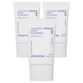 Innisfree Hyaluronic Moisture Sun Cream SPF50+ PA++++, 50ml, 3 pieces / 이니스프리 히알루론 수분 선크림 SPF50+ PA++++, 50ml, 3개