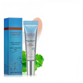 MAEPEOR Color Correcting CC Cream 5 Colors Lightweight Multi-Purpose Facial Concealer with Illuminating Finish Soothes & Hydrates Skin (05 Transparent)