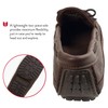 Minnetonka Men's Moosehide Weekend Moccasin, Chocolate Moose, 12 M US