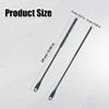 2pcs Silicone Straw Brushes, 6mm+8mm Extra Long Straw Cleaning Brush