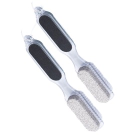 Gogogmee Callus Remover for Feet Double-sided Foot Rasp with Pumice Stone Nail Brush Dead Skin Remover Tool