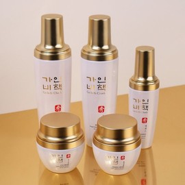 Gainbi Book 가인비책 수 주름개선 패키지 기초 5종 단품 세트 (스킨+로션+크림+에센스+아이크림) Gainbi Chek Su Wrinkle Improvement Package Basic 5-Item Set (Skin + Lotion + Cream + Essence + Eye Cream)