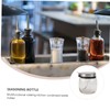 2Pcs Glass Jars with Airtight Lids for Kitchen Storage Clear