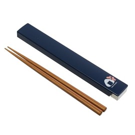Sabu 412523 Little Fig Chopsticks & Chopsticks Case in Box Navy