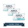 Kirk's Fragrance Free Castile Bar Soap (Pack of 3)