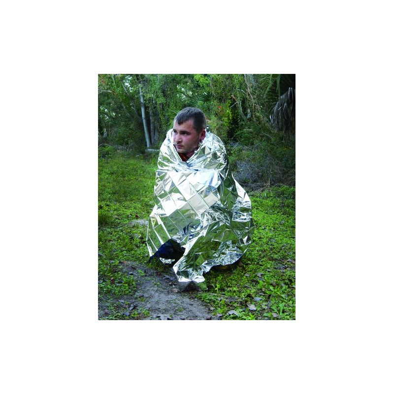 UST Survival Reflect Blanket - Silver, 12.5 x 9 x