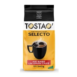 Tostao colombian coffee (2 Pack x340 gr) Light Tostao Cafe Colombiano Selecto roasted and ground Light coffee Colombian Coffee