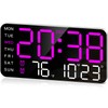 MASHI 8.4''Large Digital Wall Clock, Led Alarm Clock with Big