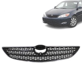 Vantage Auto Parts - Front Grille Assembly Compatible with Toyota Camry 2002-2004 | DIRECT REPLACEMENT | Chrome | Primed | 53101AA030 | TO1200237