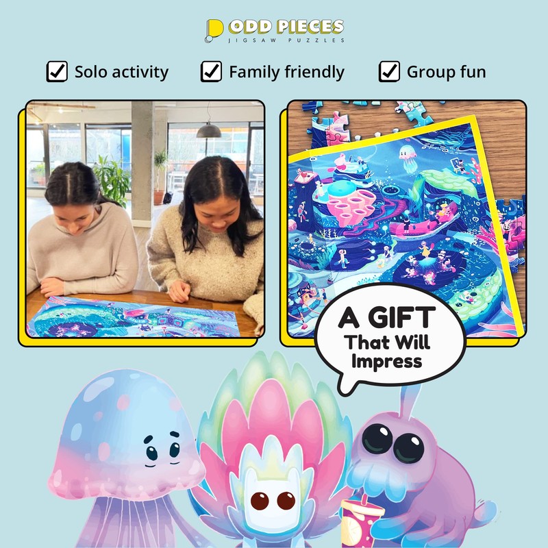 Odd Pieces Mystery Jigsaw Puzzle (Beyond The Kelp)