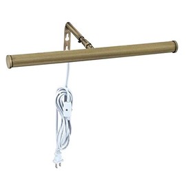 Ciata Picture Light, Picture Frame Light, 14-Inch, Integrated LED, 3000K, 4 Watt (40W Eqv) Metal Wall Mount Artwork Display Light, with in-line On/Off Switch in Antique Brass Finish