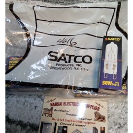 Satco   S4616   /50W 120V  G9 BASE/JCD  Clear Bulb/DOUBLE LOOP (L47LOBY