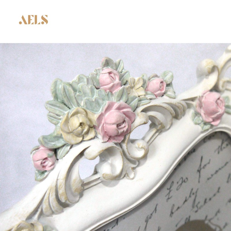 AELS 5x7 Inch Vintage Picture Frame, Elegant Antique Photo Frames