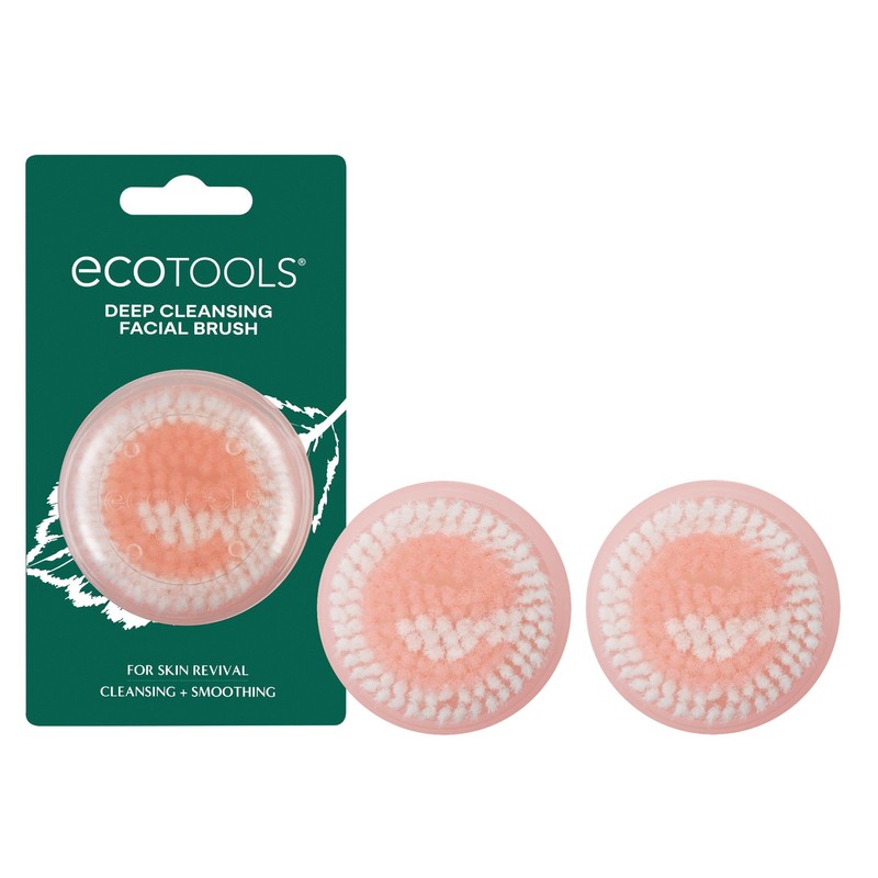 EcoTools Mini Facial Cleansing Brush, Infused with Citrus, Best with