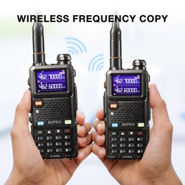 [Chirp Compatible] BAOFENG UV-5G Plus GMRS Handheld Radio, 999 Channels, 5W Long Range Rechargeable Two Way Radio with NOAA Weather Receiving, 2500mAh Battery USB-C Port, 8" & 15.5" Antennas, 2 Pack