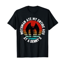 Funny Mothman Ate My Entire Ass Vintage Mothman Cryptid T-Shirt