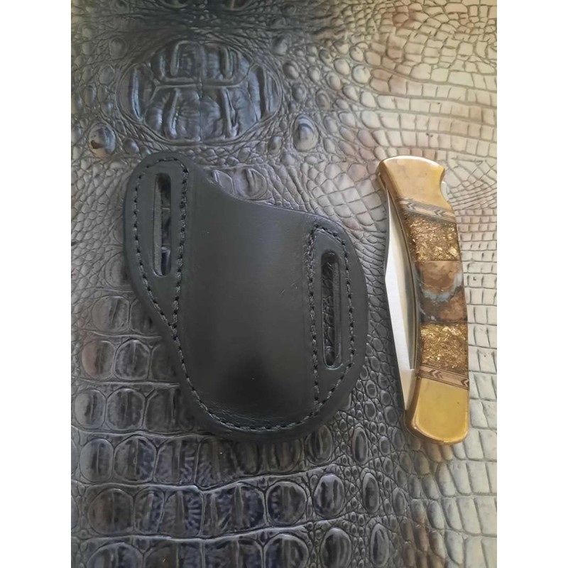 Carl Thomas Leathers Leather Pocket Right Hand Knife Sheath for