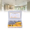 210 Uds tornillo autorroscante M5 M6 M8 surtido de anclajes