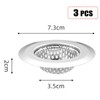 Bathtub Sink Strainer, Stainless Steel Shower Bathtub Drain Hair Catcher,