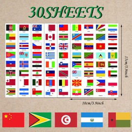 Mooliwe 960-piece Multicolor Flag Sticker (192 Styles) for School, Diary, Scrapbook, Planner - Paper, Waterproof, Self-Adhesive, Irregular, Indoor, Single Use