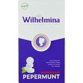 Wilhelmina Peppermints (Classic Dutch Peppermints) - 3.5oz [Pack of 6]