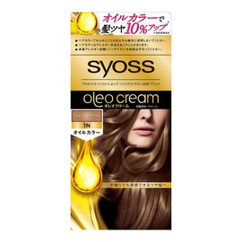 Syoss Oleo Cream, Hair Color, Set of 3, 1N Shining Brown