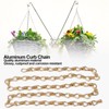 BAOFUYA Assembly Light Fixture Chain, 2Pcs One Meter Rustproof Heavy