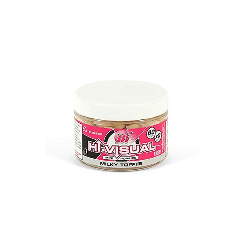Mainline Hiviz Milky Toffee Mini Pops 12Mm