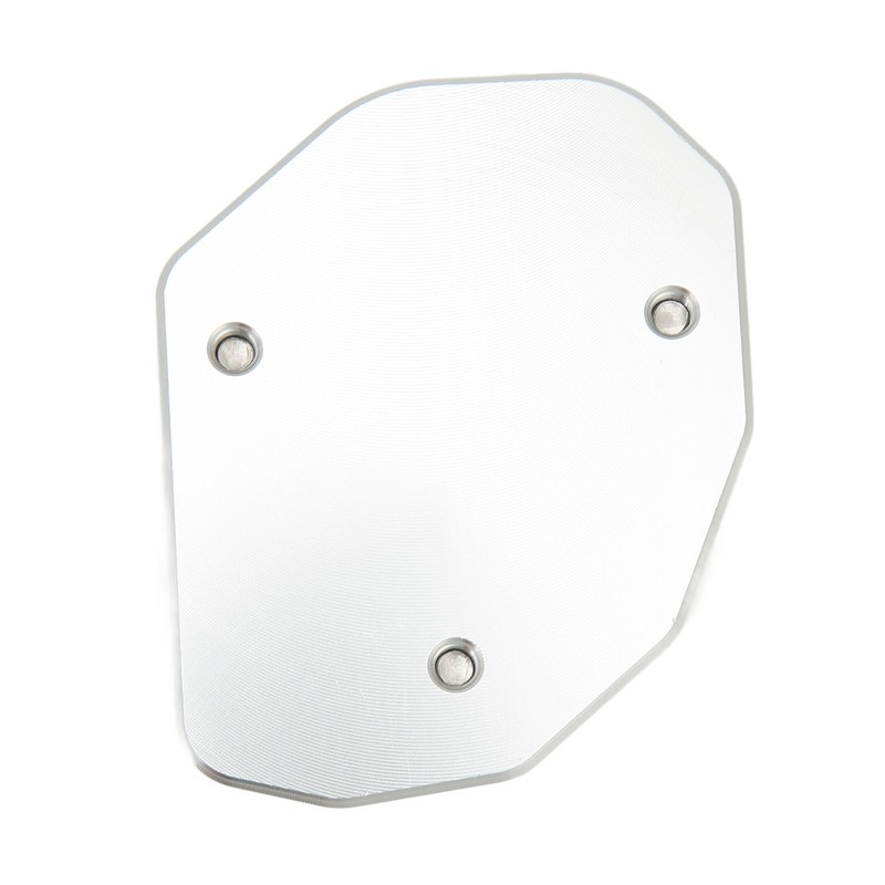 Motorcycle Side Stand Extension Plate Aluminum Alloy Gray Rustproof Replacement