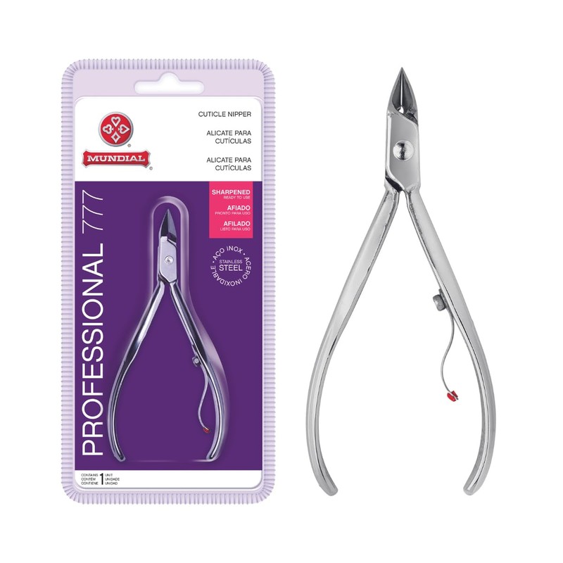 Mundial | Pinza cuticola mondiale 777-PR professionale