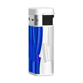 Palio Triple Torch Lighter, Art by Charlie Turano III, One Nation Series, France Flag