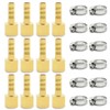 Bwintech 12 Pcs Hose Barb Fittings, 1/4" BSP Female x