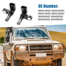 A ABSOPRO Front Left & Right Side ABS Wheel Speed Sensor for 89542-60050 89543-60050 To yota Lan d Cru iser 2008-2011 2 PCS