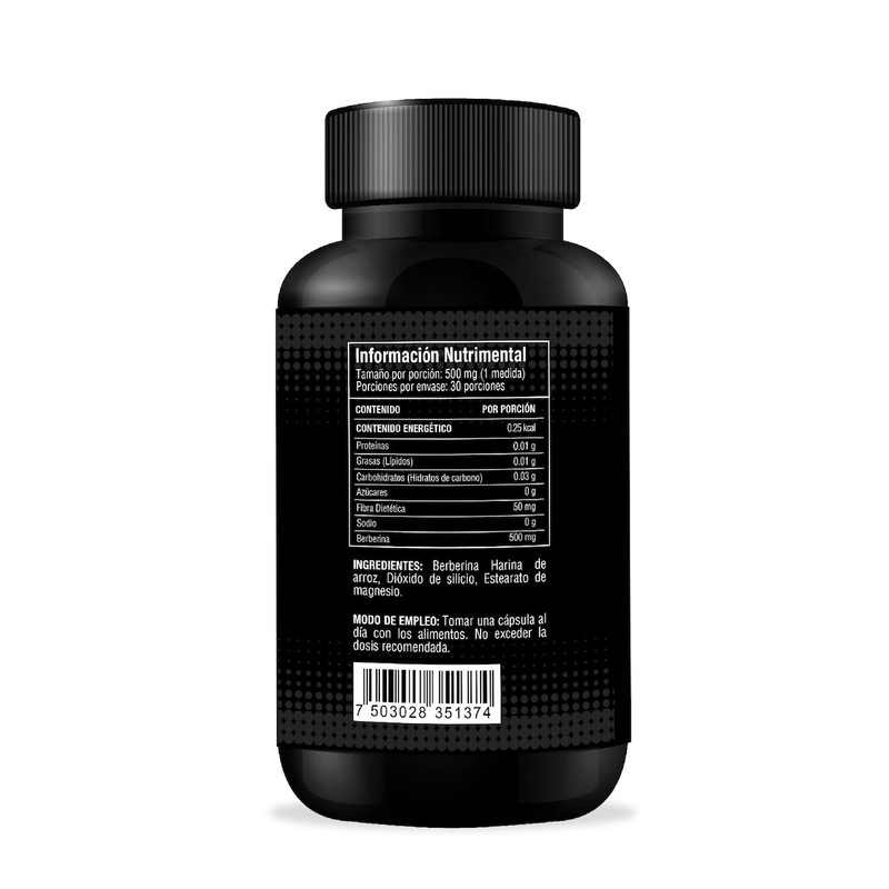 Pure Berberina FitBoost Berberina 1 Mes Suministro 30 Cápsulas