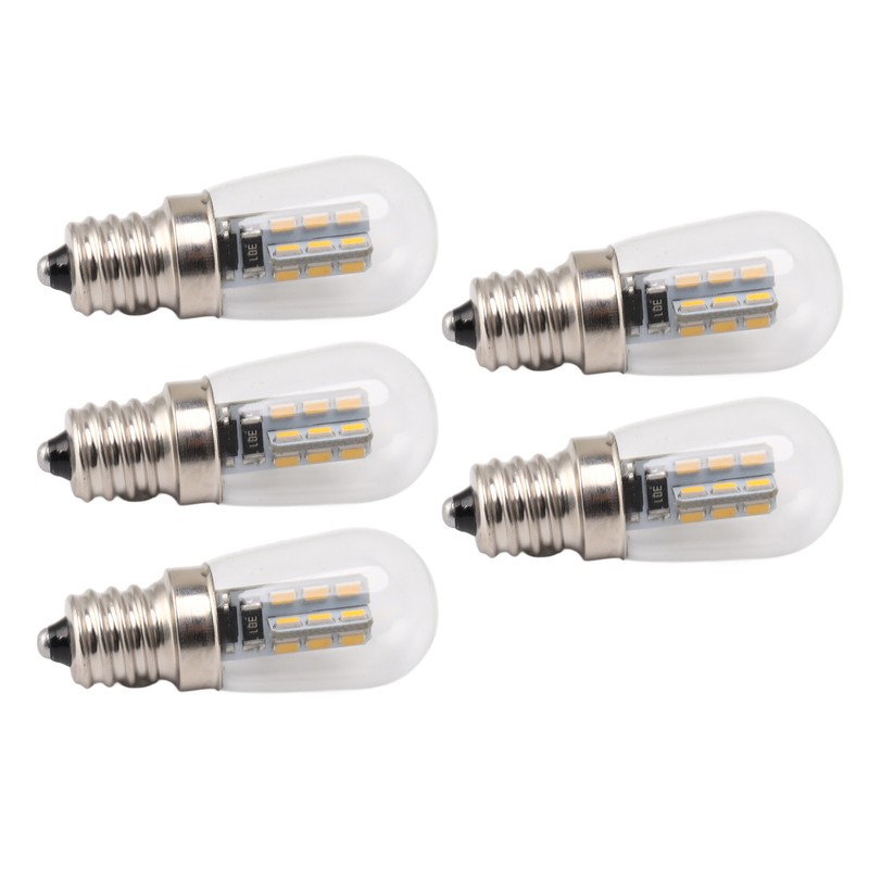 5Pcs E12 LED Bulb High Brightness 120V Fridge Lamp Bulb