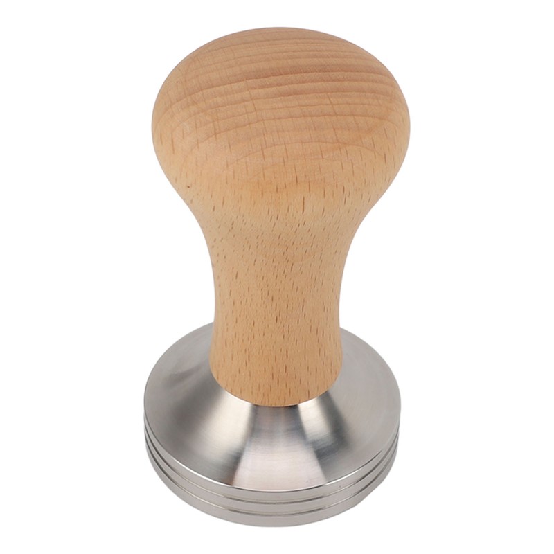 Coffee Tamper with Wooden Handle Easy To Operate Outstanding Extraction