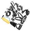 12PCS Action Camera Accessories Kit Adjustable Headband Floating Handle Assembly