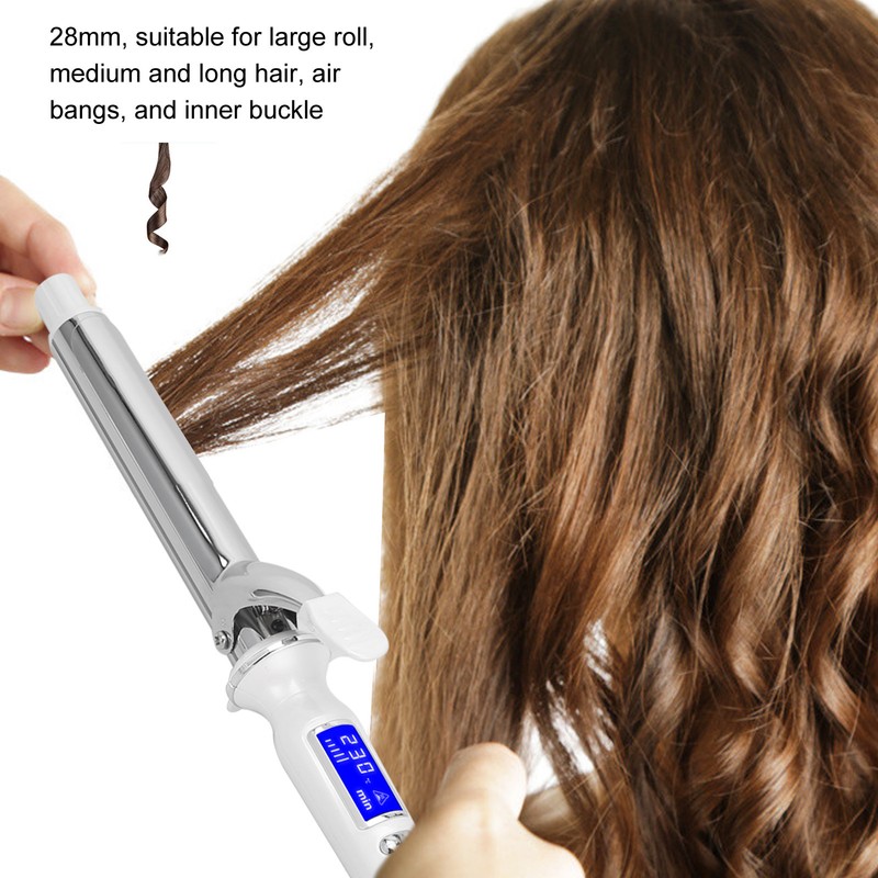 Suaperne Electric Hair Curler AntiScald Hair Curling Wand LED Display
