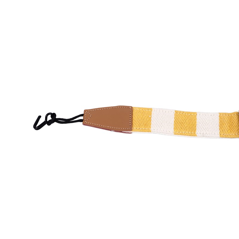 Ukulele Strap Cotton Adjustable Grid Pattern Hole Free Installation Belt