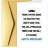 Step Father's Day Card for Stepdad, Funny Fathers Day Card