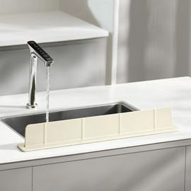 Sink Splash Guard Silicone, Compact Lightweight Accessory for Travel and Daily Use - Volminex 20Inch Silicone Sink Splash