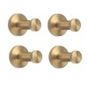 NELXULAS Golden Brushed Stainless Steel Single Super Heavy Duty Wall