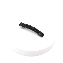 Crystal cubic point hairpin black / 크리스탈 큐빅 포인트 헤어핀 블랙