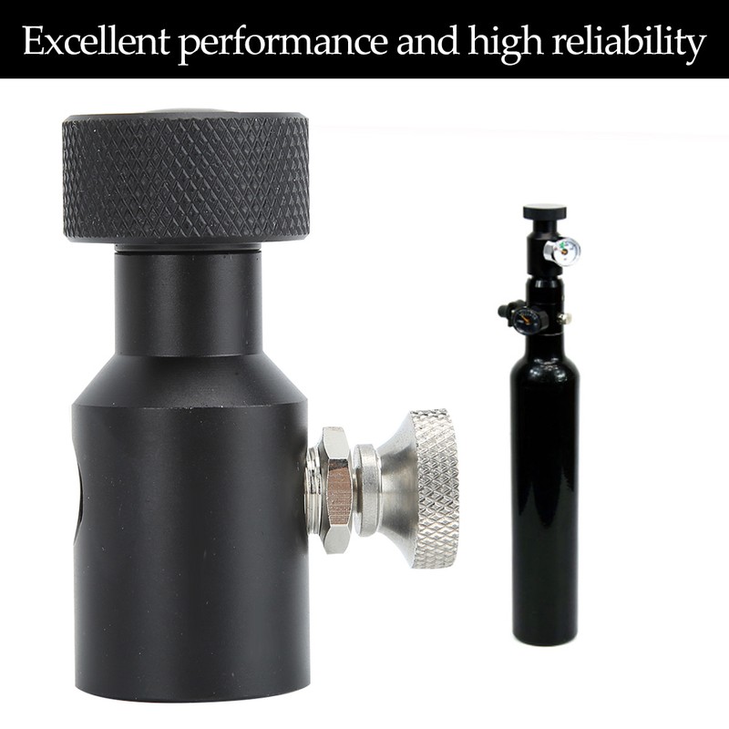 TR21-4 CO2 Adapter Connector with Release Valve Switch Quick Filling