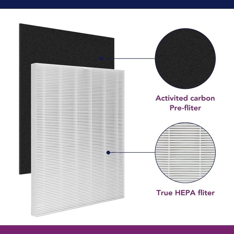 D360 True HEPA Replacement Filter D3: Compatible with Winix D360