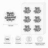 Thank You for Celebration Stickers: 120pcs Party Favor Seals